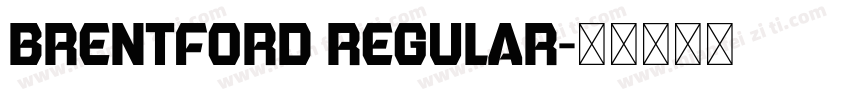 Brentford Regular字体转换